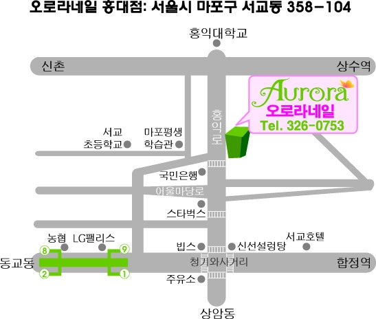 오로라네일 이미지