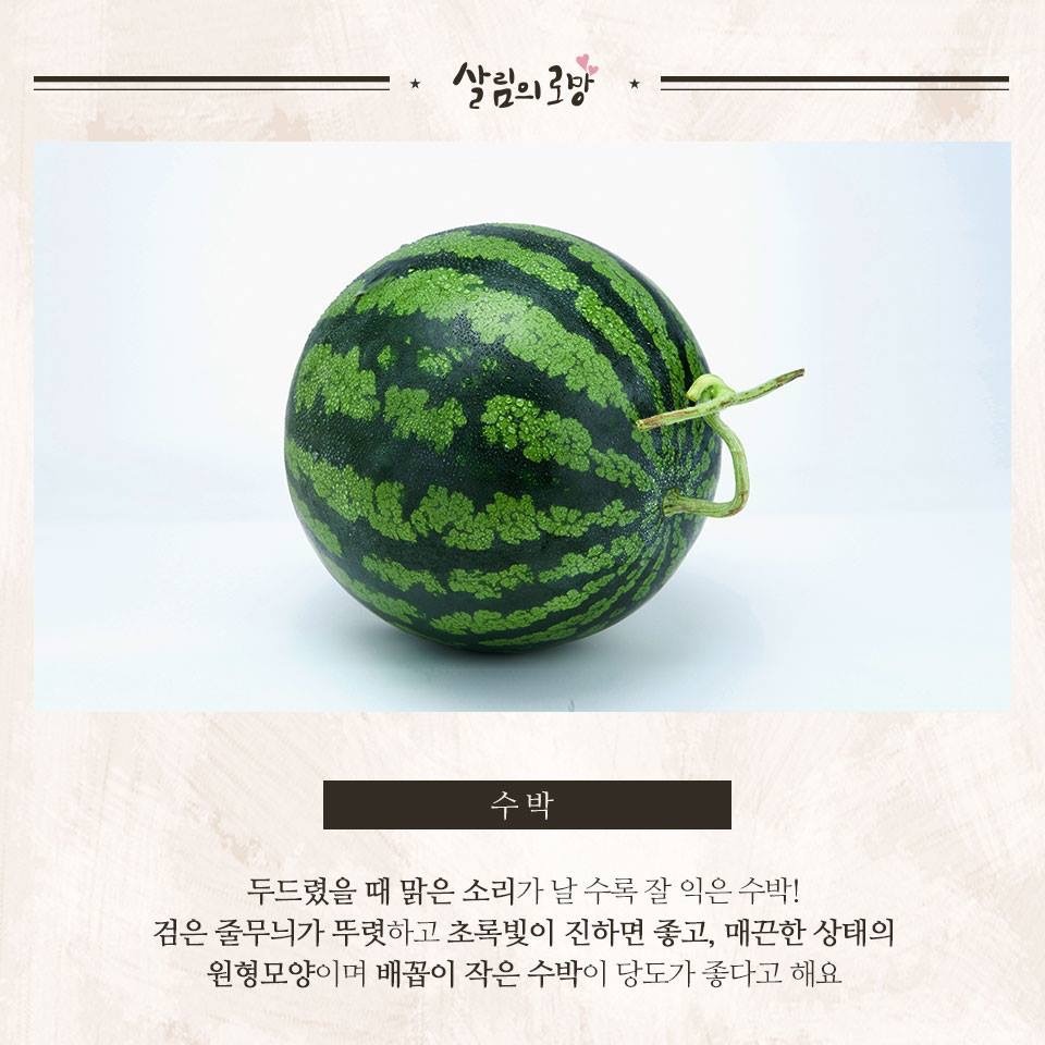 여름과일 잘 고르는 팁 | 인스티즈