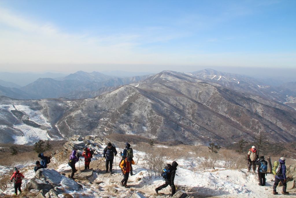정상 조망권 이미지