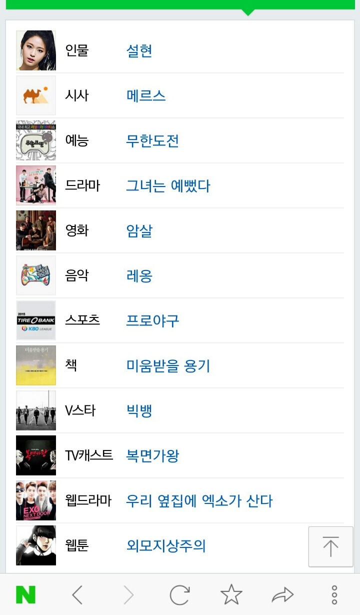 2015 네이버 검색어 결산.jpg | 인스티즈
