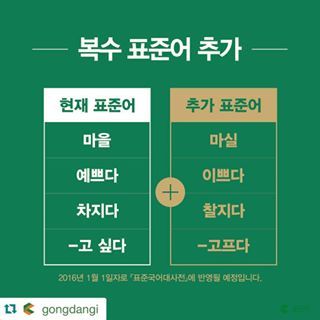 맞춤법 성애자들도 충격 먹은 표준어.jpg | 인스티즈