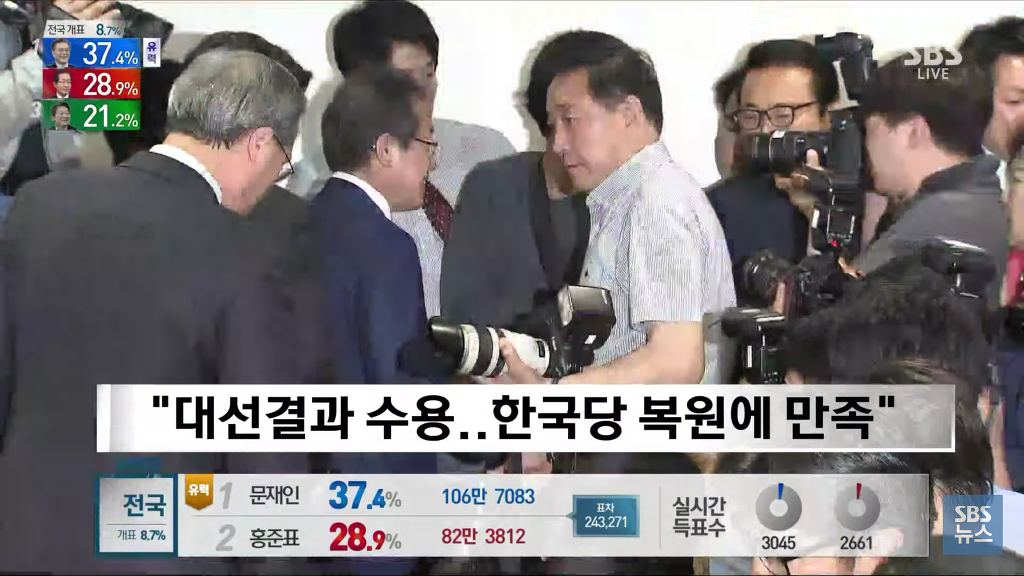 실시간 홍준표 패배인정 입장 발표 | 인스티즈