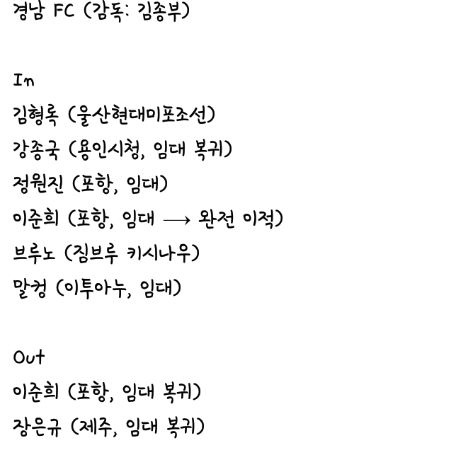 2017시즌 겨울 이적 시장 정리 (이미지 버전) | 인스티즈