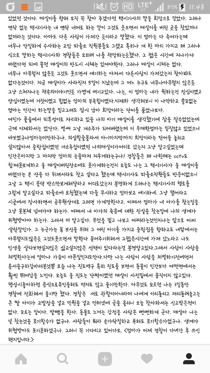 우리매실이를 위해 도와주세요. 택시기사가 개소주를 만들어 버렸습니다. 억울함을 풀어주세요 | 인스티즈