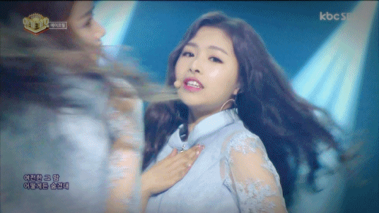 오늘자 인기가요, 에이프릴 캡처 (와이파이 권장) | 인스티즈