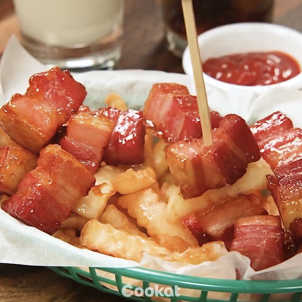 맥주 안주각인 베이컨 맛탕.jpg | 인스티즈