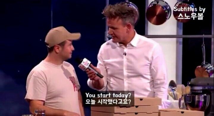 고든 램지쇼에 출연한 피자배달원 | 인스티즈