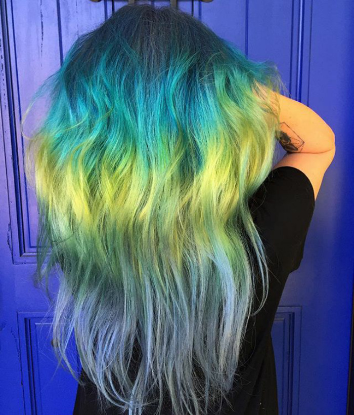 아름다운 레인보우 헤어스타일 모음.jpg | 인스티즈