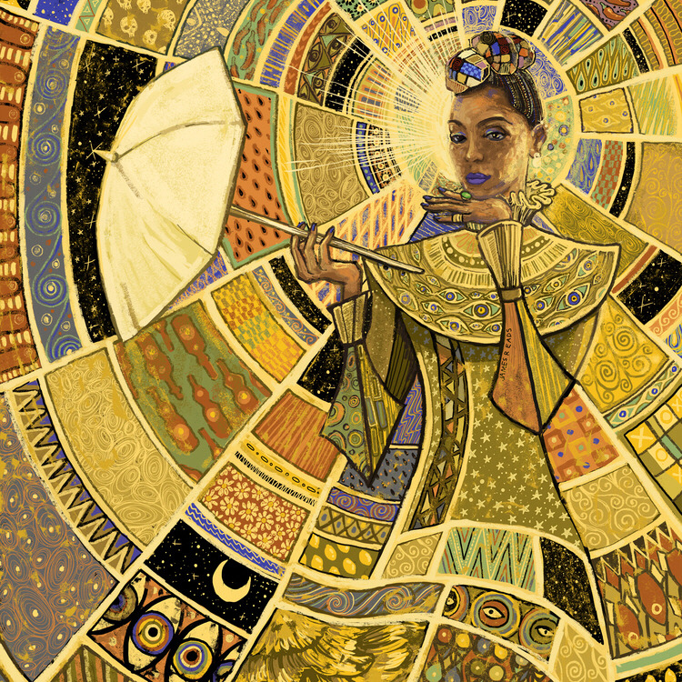 반고흐의 작품이 떠오르는 몽환적인 일러스트 | 인스티즈