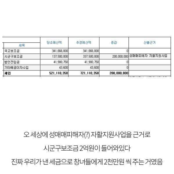 성매매 여성 자활 2,000만원 지급한다는 대구시 | 인스티즈