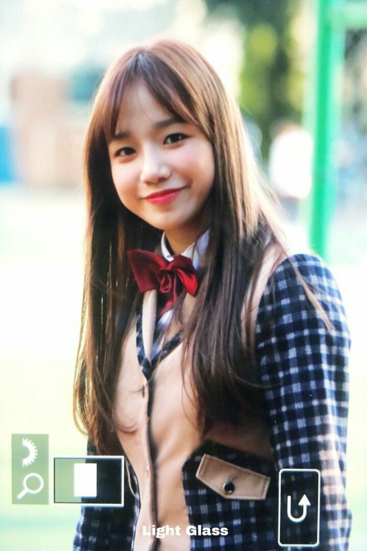 스쿨룩스 교복 광고 촬영하는 아이즈원 | 인스티즈