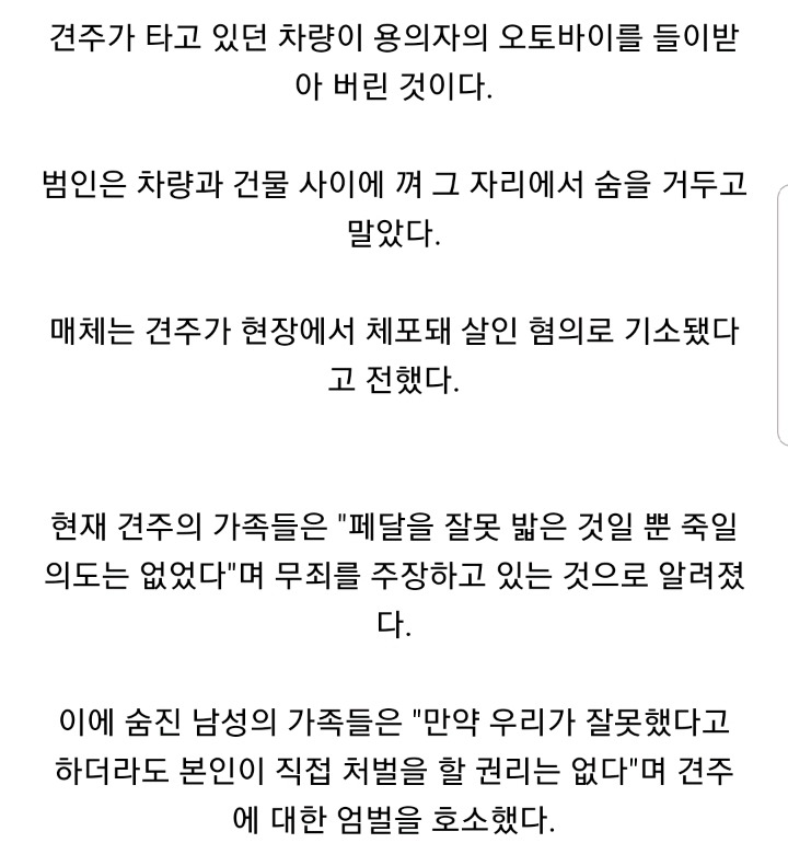 강아지 독살하고 다니던 남성 견주에 의해 사망 | 인스티즈